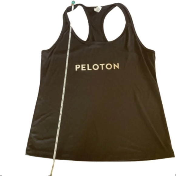 All Sport Peleton Black Racerback Tank Top, Size Medium - Picture 6 of 6